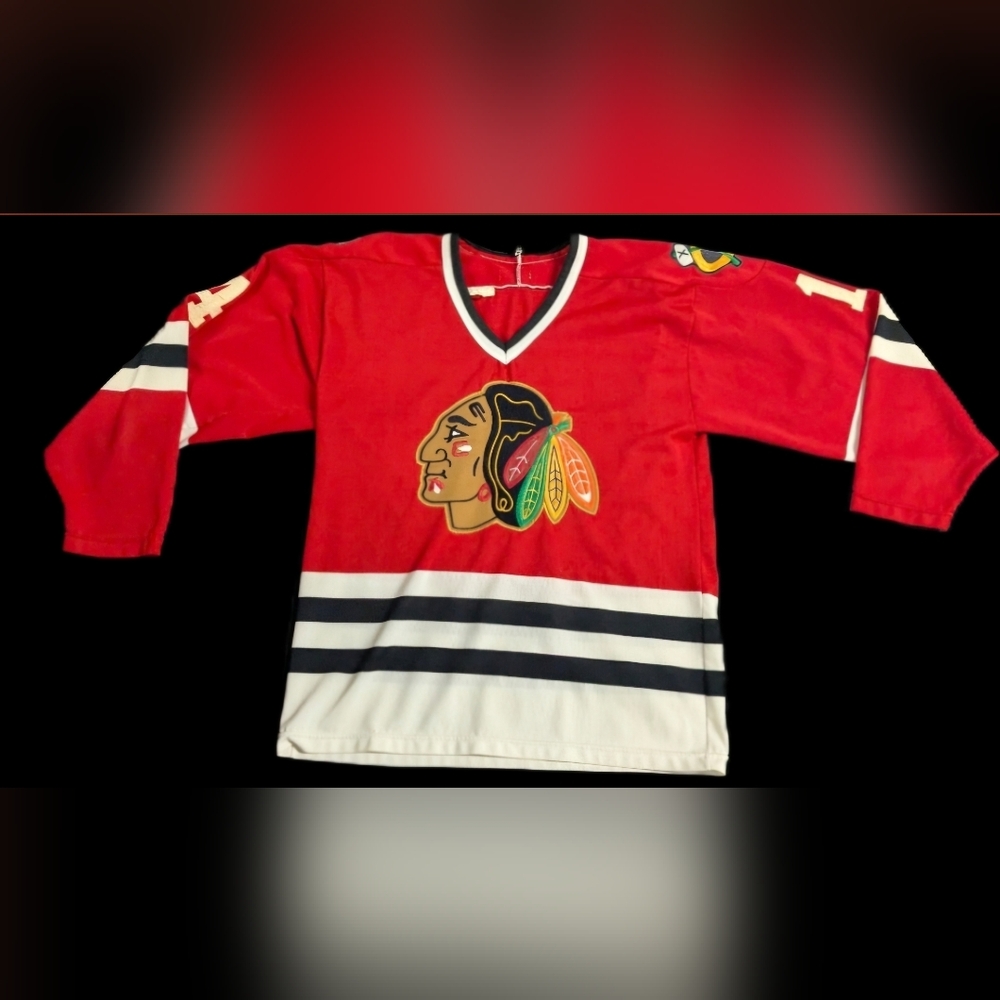 Vintage NHL  Chicago Blackhawks #14 Jersey